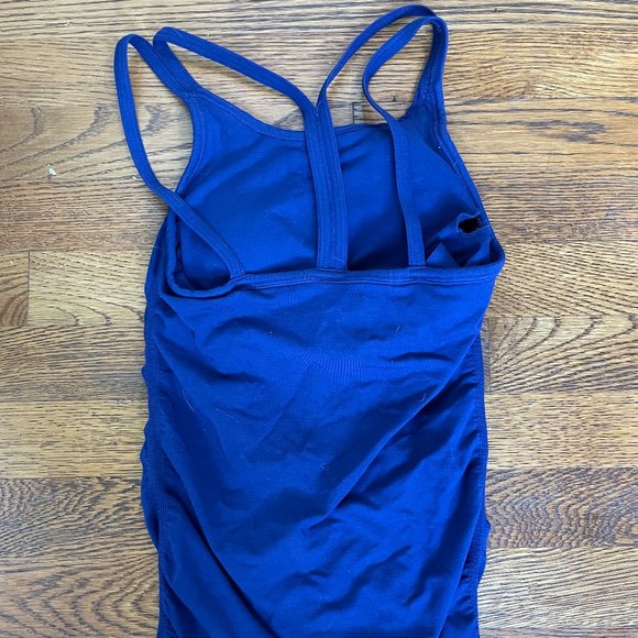 Fabletics navy blue workout tank top - Picture 2 of 3